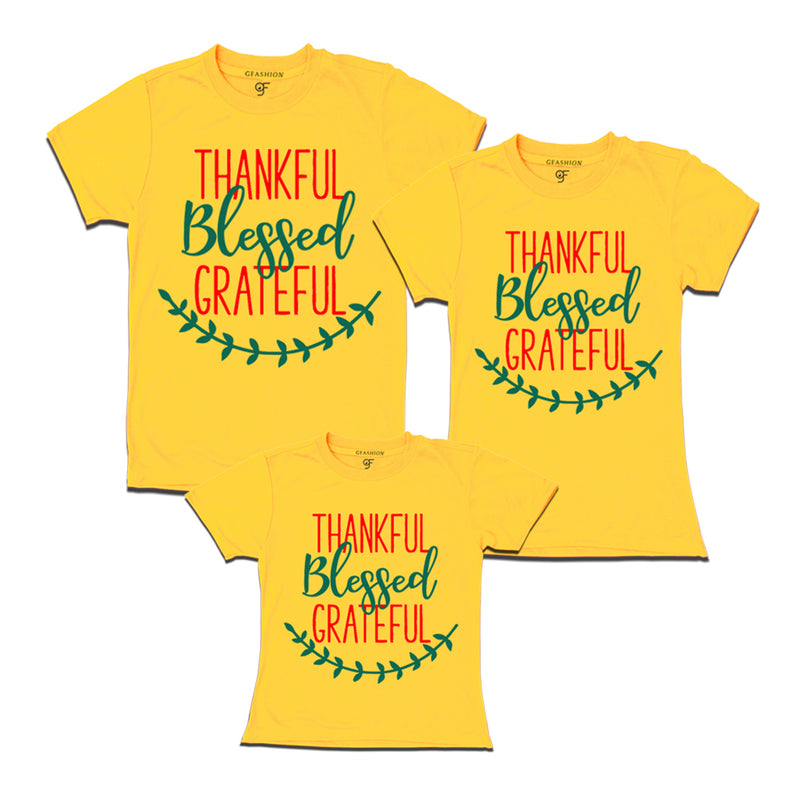 thankful blessed grateful t shirts