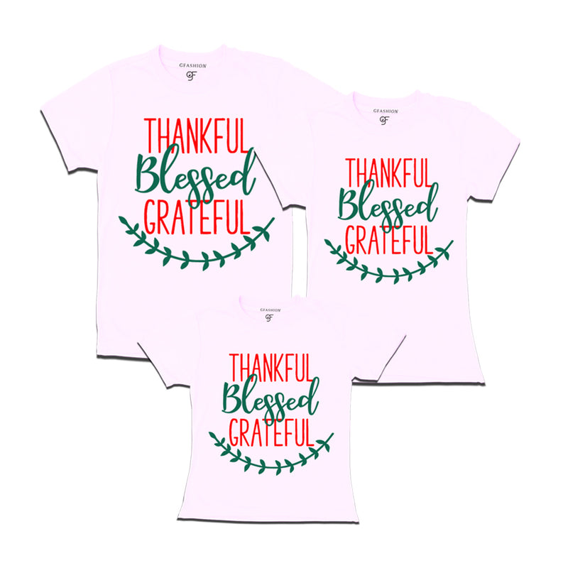 thankful blessed grateful t shirts