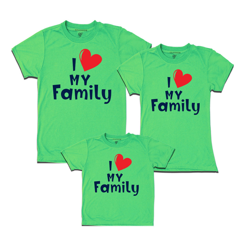 i love family t shirts