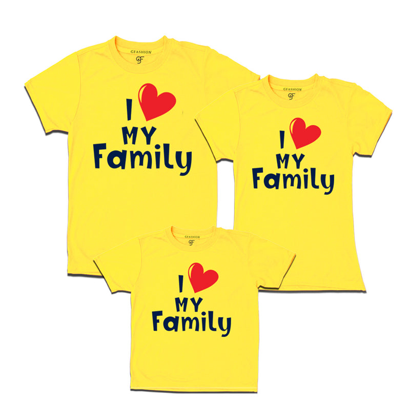 i love my family t shirts
