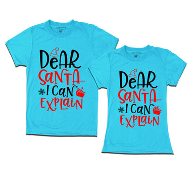 matching couple t shirt Santa online India