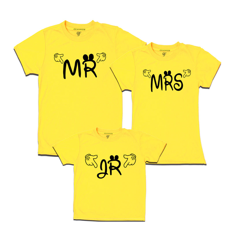 Mr Mrs and Jr T-shirts