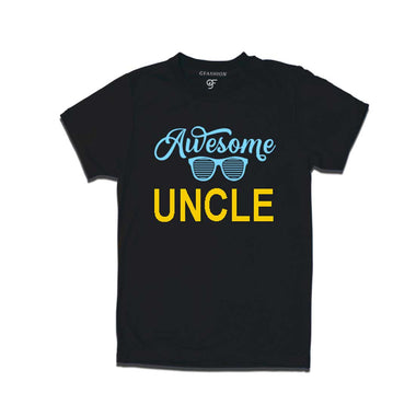 Awesome Uncle T-shirts-Black-gfashion