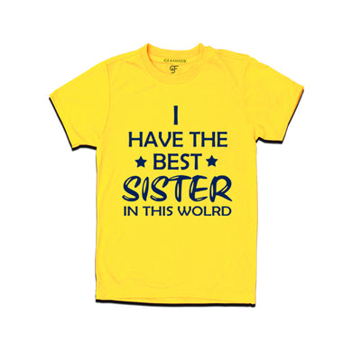 Best Sister in this world T-shirt in Yellow Color available @ gfashion.jpg