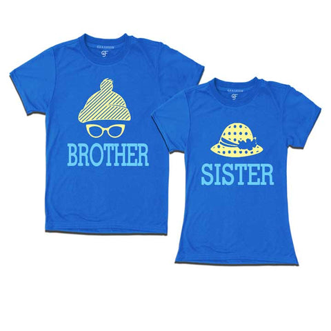 Brother-Sister T-shirts in Blue Color available @ gfashion.jpg
