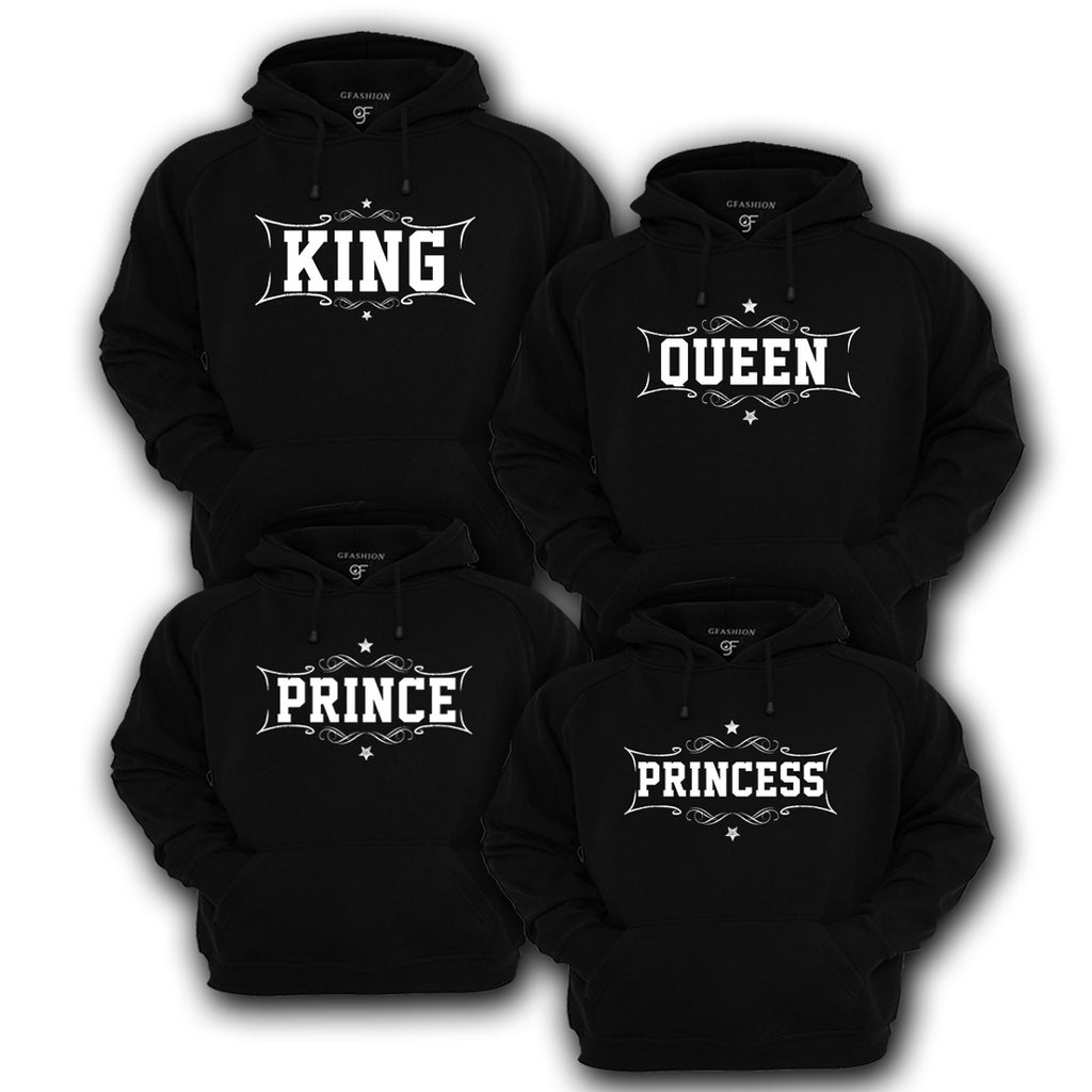 King Queen Prince and Princess Hoodies Sweatshirt