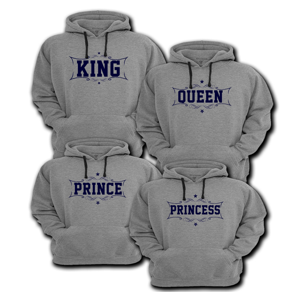 King queen and prince hoodies top