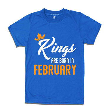 Kings are born in February-Blue-gfashion