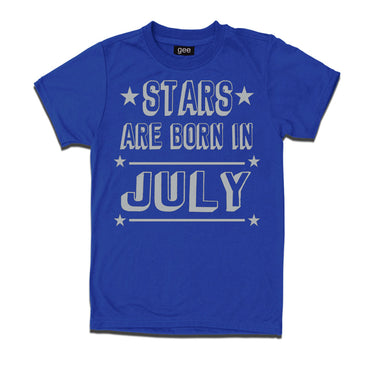 Stars Born in July-Birthday t-shirts
