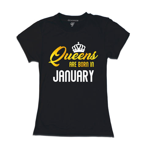 Queens are born in January-Black-gfashion