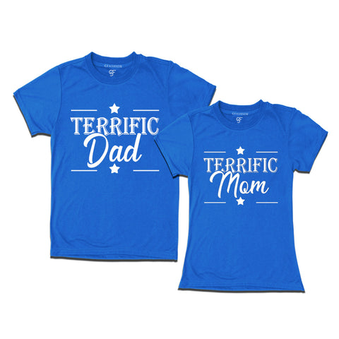 Terrific Couple T-shirts in Blue Color available @ gfashion.jpg