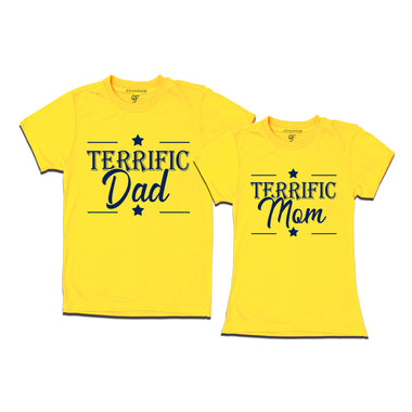 Terrific Couple T-shirts in Yellow Color available @ gfashion.jpg