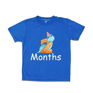 Two Month Baby T-shirt in Blue Color avilable @ gfashion.jpg
