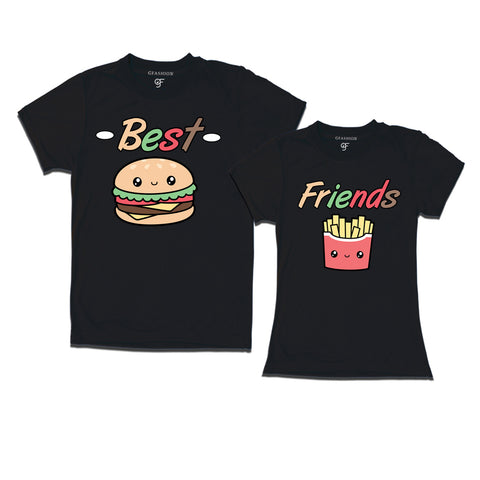 best friends t-shirts burger and fries t shirt