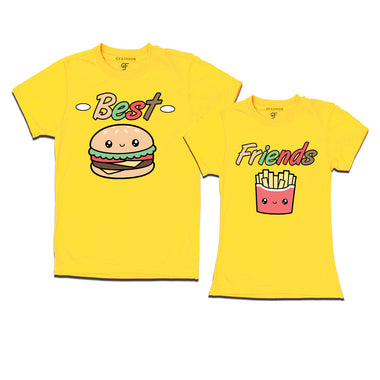 best friends t-shirts burger and fries t shirt