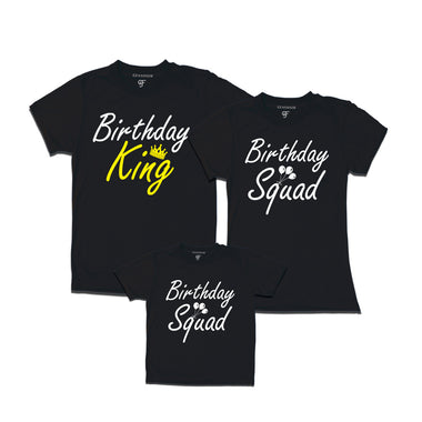 Birthday King T-shirts With Queen and Prince