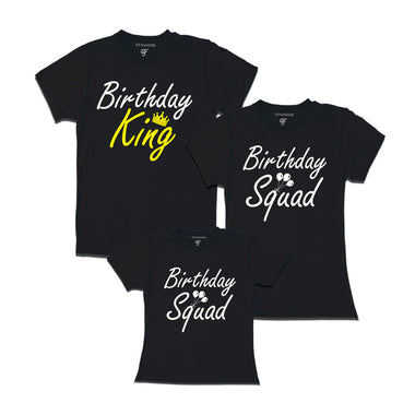 Birthday King T-shirts With Queen and Princess