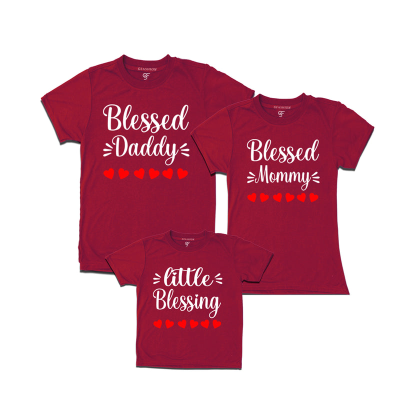 Blessed Family dad mom daughter