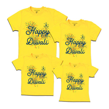 happy diwali t shirts for family and friends