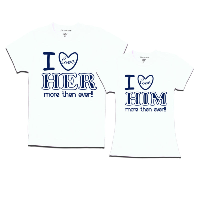 Valentine couple t shirts
