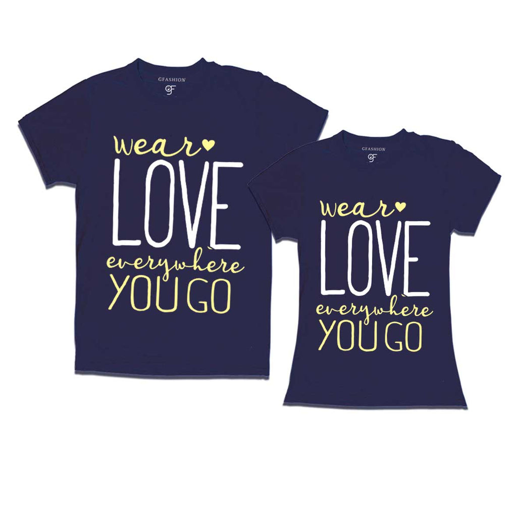 Wear love Couple T shirts couple tees onlone – GFASHION