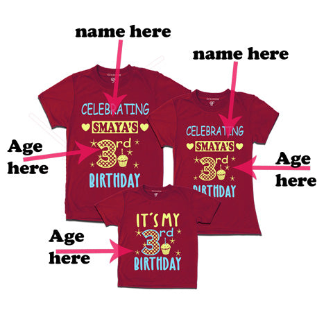 customize birthday t shirts for boy with family