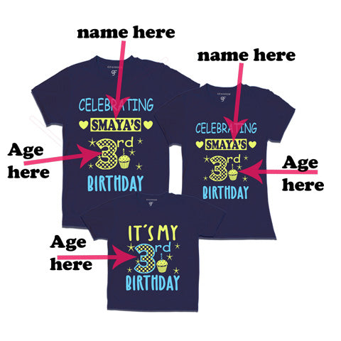 customize birthday t shirts for boy with family