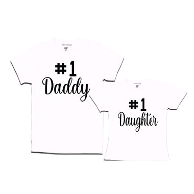 No1 Dad No1 Daughter t shirts