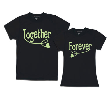 matching couple t shirt together forever | gfashion