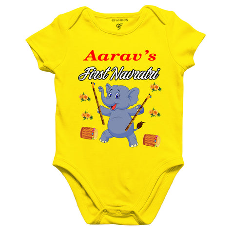 First Navratri customize onesie rompers bodysuit