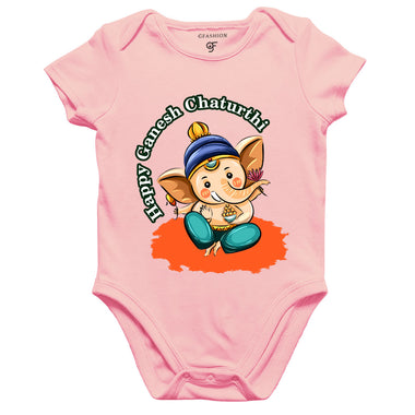 happy ganesh chaturthi bodysuit onesie rompers