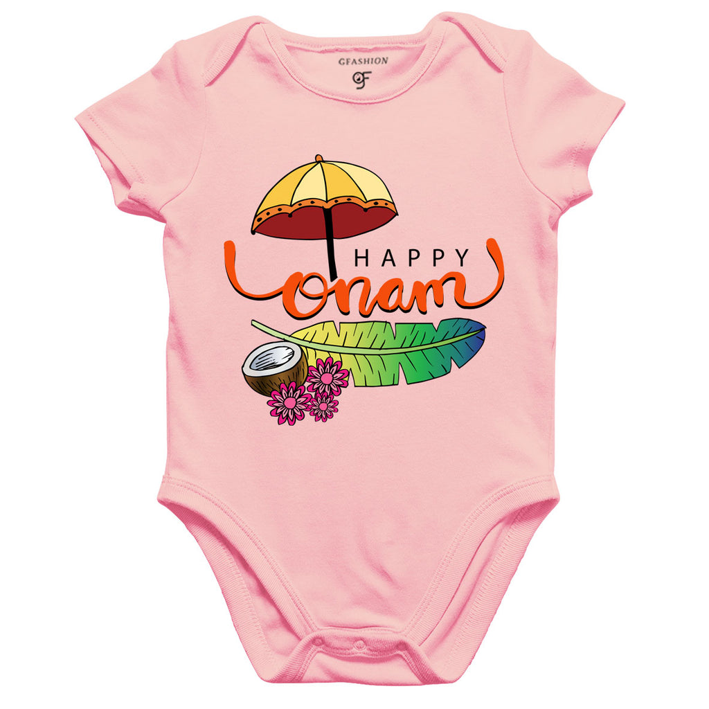 happy onam onesie rompers bodysuit for babies @ gfashion india