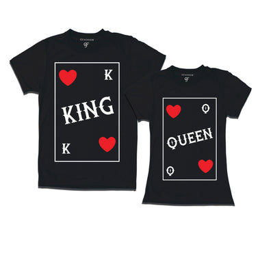 king and queen couple t shirts