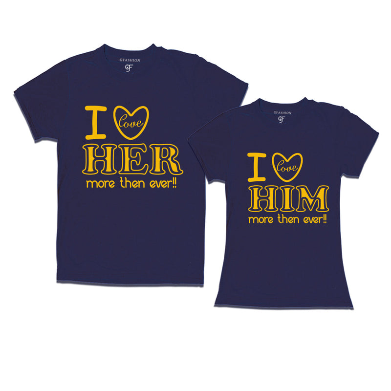 Valentine couple t shirts