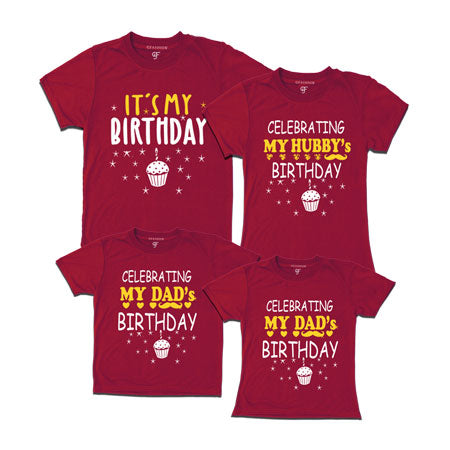 Hubby's-Dad's Birthday t shirts
