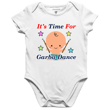 it's time for garba dance onesie rompers bodysuit