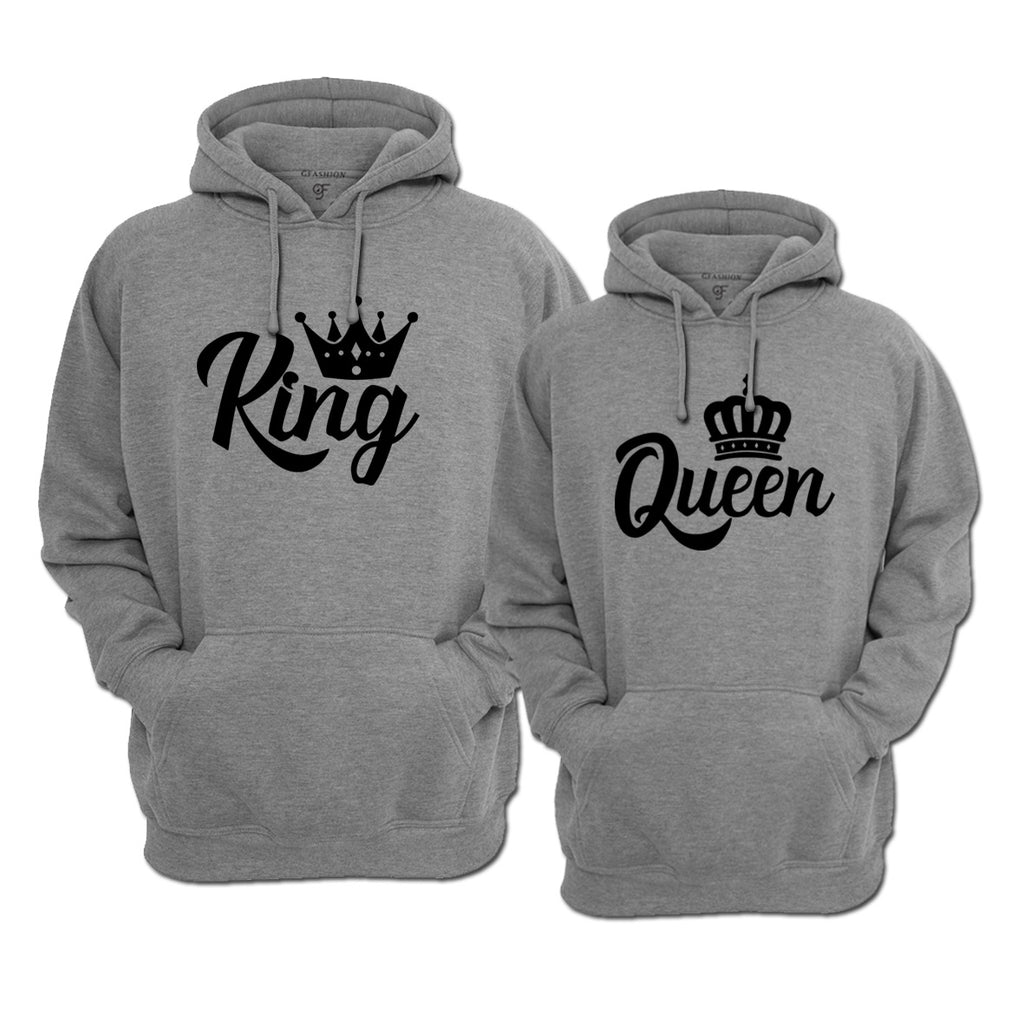 couple hoodies sweatshirts king and queen – GFASHION