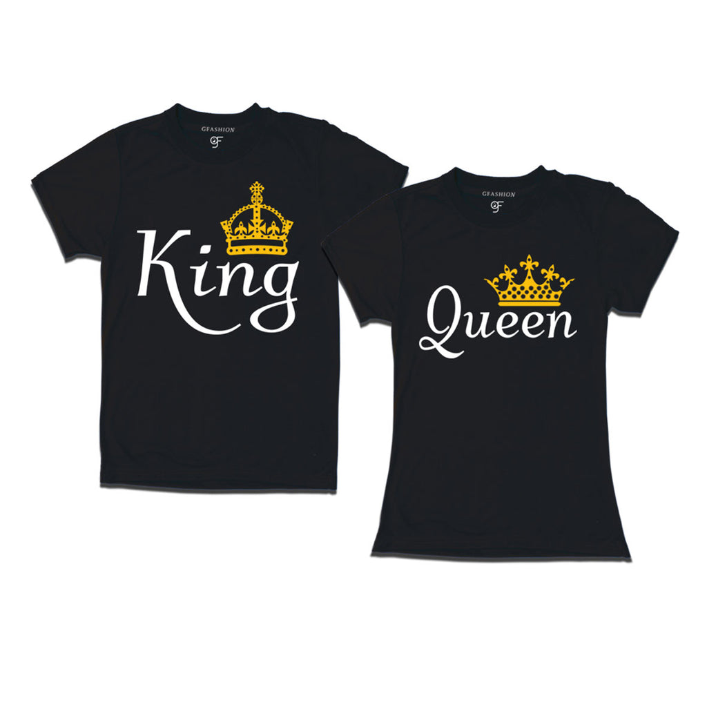 matching t shirt for king and queen couple t shirts – GFASHION