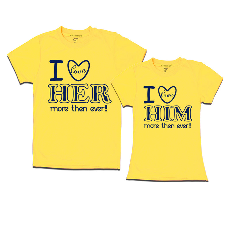 Valentine couple t shirts