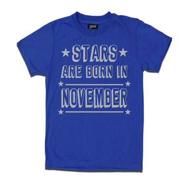 Stars Born in November-Birthday t-shirts