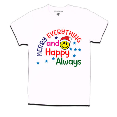 merry everything and happy always christmas tshirts for family