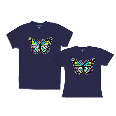 Butterfly t shirts mom and son