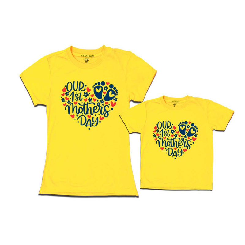 Our first mother's day T-shirts For Mother and son