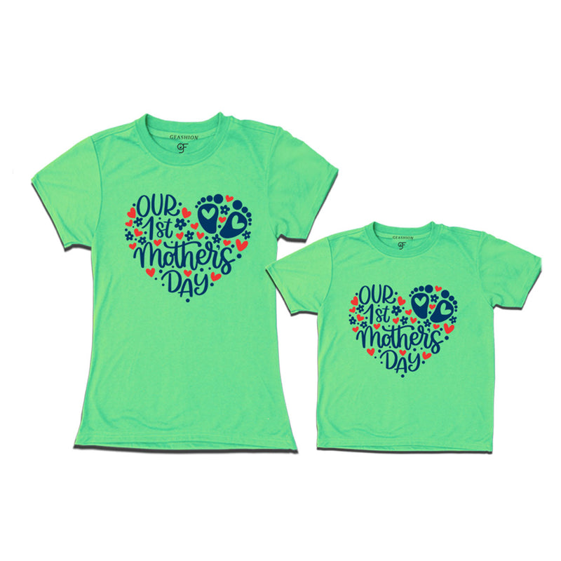 Our first mother's day T-shirts For Mother and son