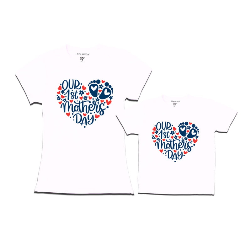 Our first mother's day T-shirts For Mother and son