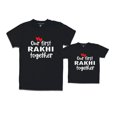Our first rakhi together t shirts for brothers