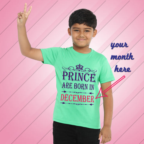 Prince are Born in your month-custom t-shirts