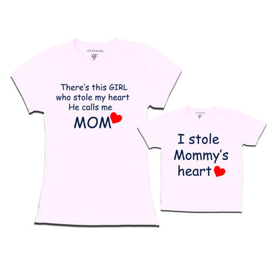 i stole mommy's heart-women and girls t shirts