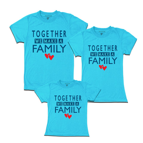 Together we make a family t shirt set-3