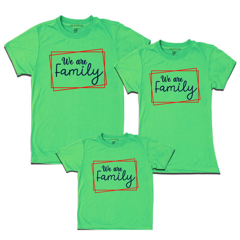 we are family-Dad Mom Girl